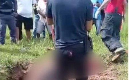 Corpo de homem é encontrado em cova rasa atrás da Igreja Matriz no Amazonas