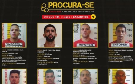 Minas atualiza lista com 12 procurados do crime organizado; veja quem são