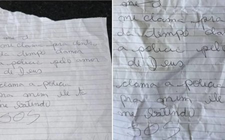 Mulher usa bilhete para pedir socorro em consulta na Grande BH: ‘Pelo amor de Deus’