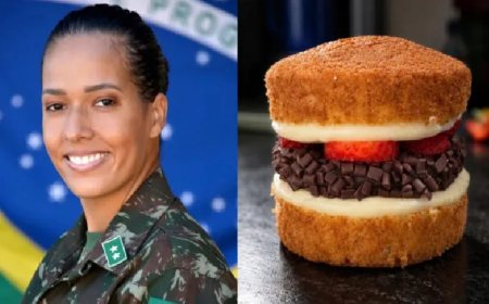 Confeiteira deixa carreira militar, aposta no X-Cake e vende dezenas de ‘hambúrgueres doces’ por dia