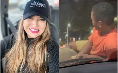 Mulher dirige quilômetros com homem em capô: “Pensei que assaltaria”