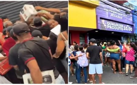 Inauguração de loja com eletrodomésticos a R$ 10 termina em confusão e spray de pimenta