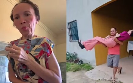 'Estátua viva': Influenciadora viraliza ao mostrar rotina vivendo com doença rara que ''transforma músculos em ossos''. VEJA VÍDEO