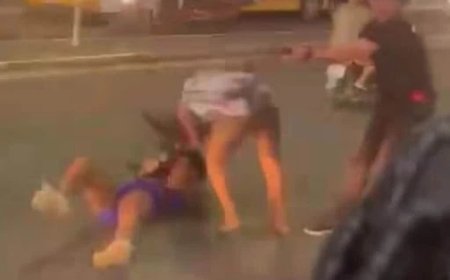 Vídeo: mulheres saem no tapa em frente ao Feiraguay e cena viraliza