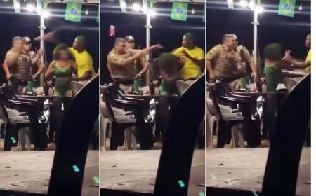 Confusão em distribuidora termina com policial atingido por lata de cerveja