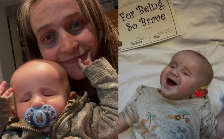 Mãe estranha que bebê nunca abre os olhos e descobre condição raríssima após o parto