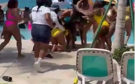 Socos, puxões de cabelo e desmaio: confusão toma conta de clube de luxo nas Bahamas