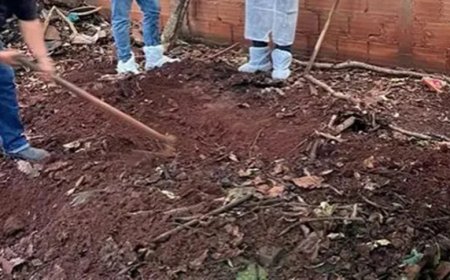 Filho é preso suspeito de matar, esquartejar e enterrar pai no quintal