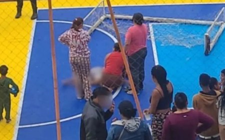 Brincadeira termina em tragédia: menino morre após trave cair sobre sua cabeça