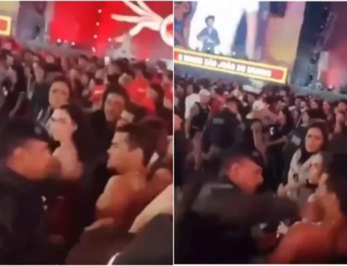 PM nocauteia homem com socos e joelhada durante festa de São João