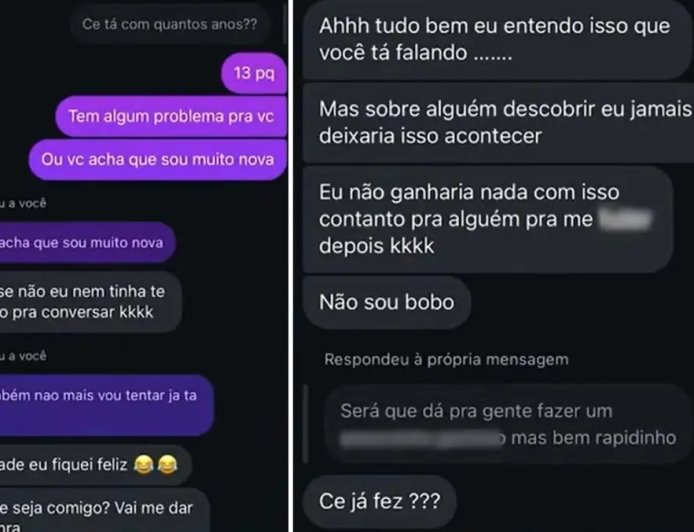 “Vou tirar sua virgindade”: mãe se passa por filha de 13 anos e marca encontro para flagrar pedófilo