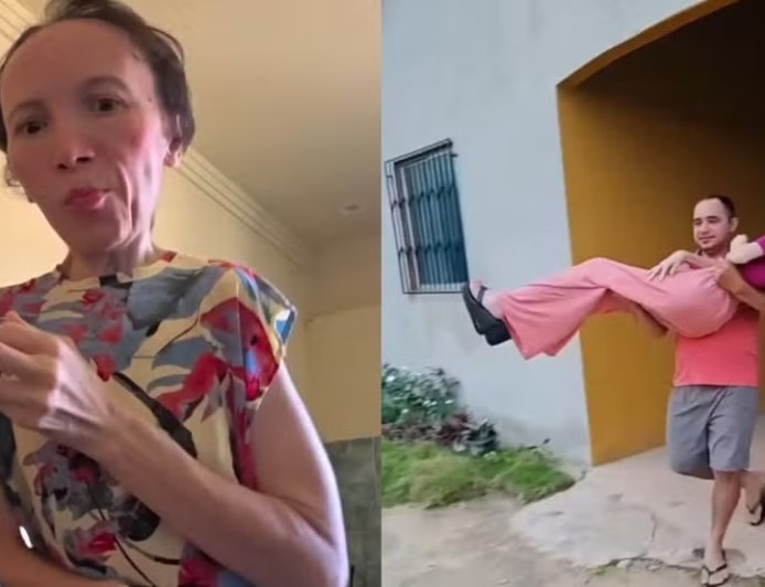 'Estátua viva': Influenciadora viraliza ao mostrar rotina vivendo com doença rara que ''transforma músculos em ossos''. VEJA VÍDEO