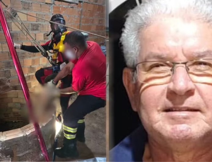 Idoso desaparecido é encontrado morto e esquartejado dentro de poço; suspeito é preso