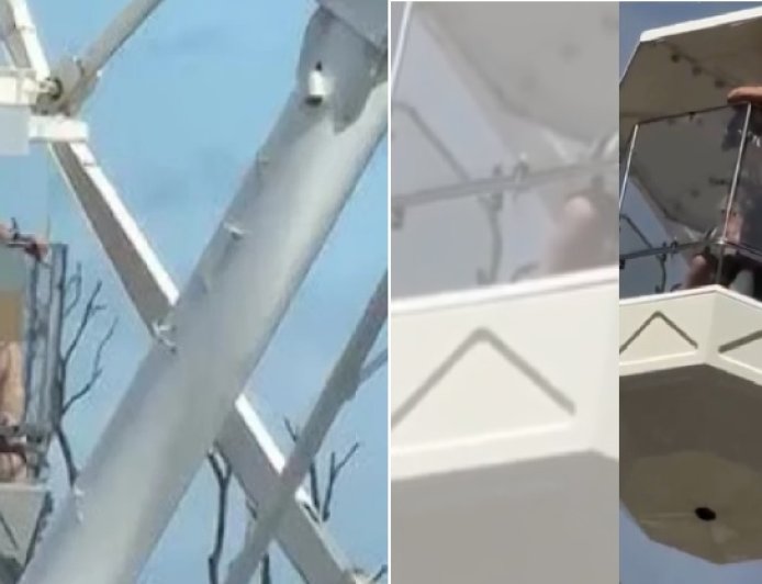 Casal é flagrado fazendo sexo em roda-gigante durante festival