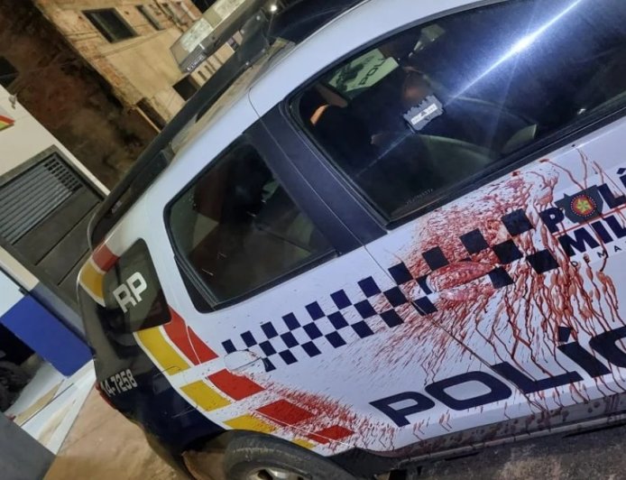 Suspeito de agredir mulher decepa mão de PM e é baleado em MT