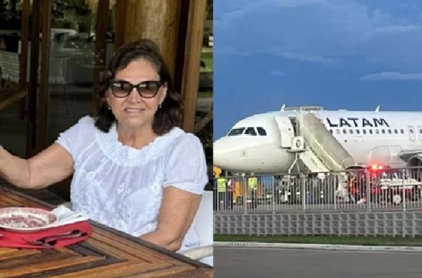 Idosa de 72 anos morre após queda brutal em escada de desembarque de avião