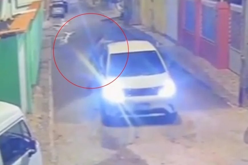 Homem persegue e atropela ex-companheira com carro; imagens registram o crime
