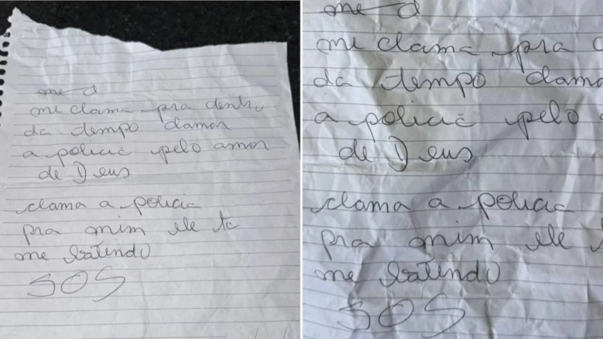 Mulher usa bilhete para pedir socorro em consulta na Grande BH: ‘Pelo amor de Deus’