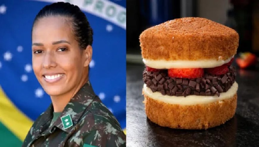 Confeiteira deixa carreira militar, aposta no X-Cake e vende dezenas de ‘hambúrgueres doces’ por dia
