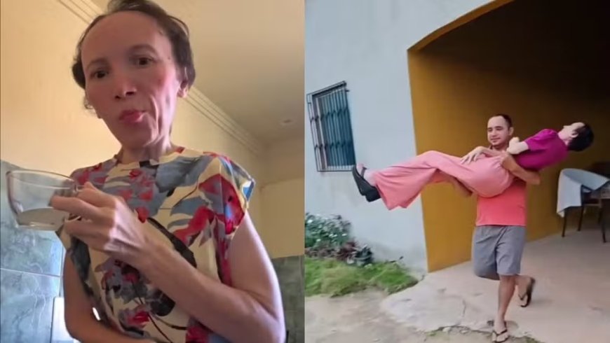 'Estátua viva': Influenciadora viraliza ao mostrar rotina vivendo com doença rara que ''transforma músculos em ossos''. VEJA VÍDEO