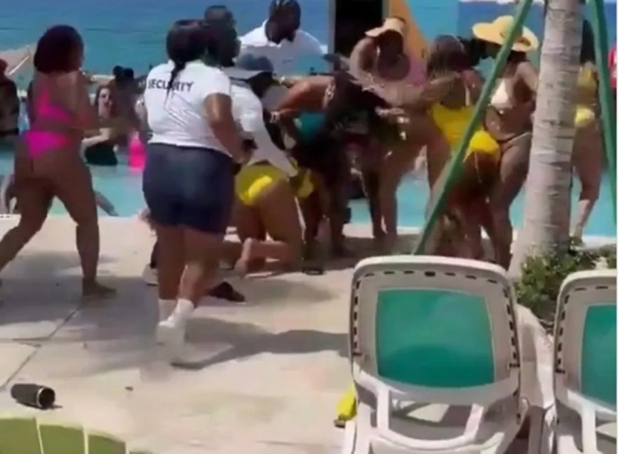 Socos, puxões de cabelo e desmaio: confusão toma conta de clube de luxo nas Bahamas
