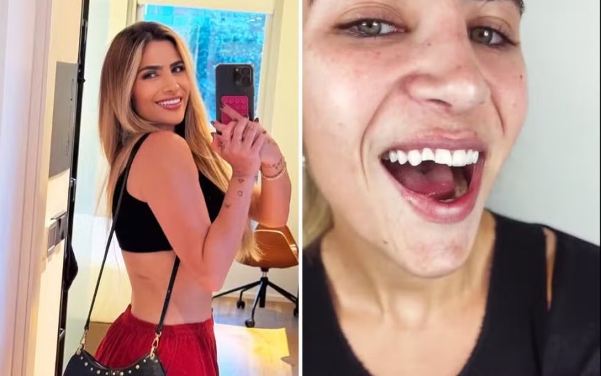Filha de Leonardo sofre queda em noite romântica e quebra o dente: “Foi um desastre”