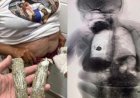 Idosa com camisa religiosa é presa ao tentar entrar com drogas escondidas no cós da roupa em presídio