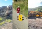 Vídeo: caminhão de cerveja tomba e populares fazem a limpa na carga