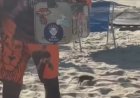 VÍDEO || Até o rato resolveu curtir o sol, roedor ‘passeia’ entre banhistas nas areias do Leblon