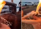Vídeo de homem tomando 'banho com fogo' em fonte natural de água na Rússia é real; entenda a ciência por trás