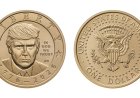 EUA começa a produzir moeda de US$ 1 com o rosto de Trump