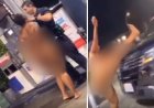 Mulher perde o controle durante abordagem policial e termina presa; veja o vídeo