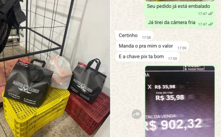 Golpistas “pagam” picanha com PIX falso e recebem saco de ossos e pelanca