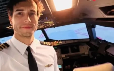 Piloto abre porta de avião, se joga durante voo e deixa aluna sozinha na cabine