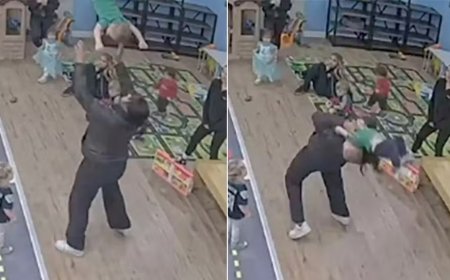 Funcionária joga menino para o alto; criança sofre lesão cerebral após queda