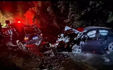 Quatro pessoas morrem em acidente entre dois carros na MG-111; três eram da mesma família
