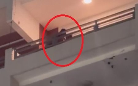 Casal é flagrado em momento íntimo no alto de prédio e vídeo viraliza