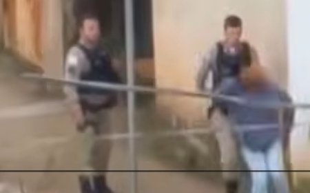 Flagrante: policial é filmado agredindo homem durante abordagem