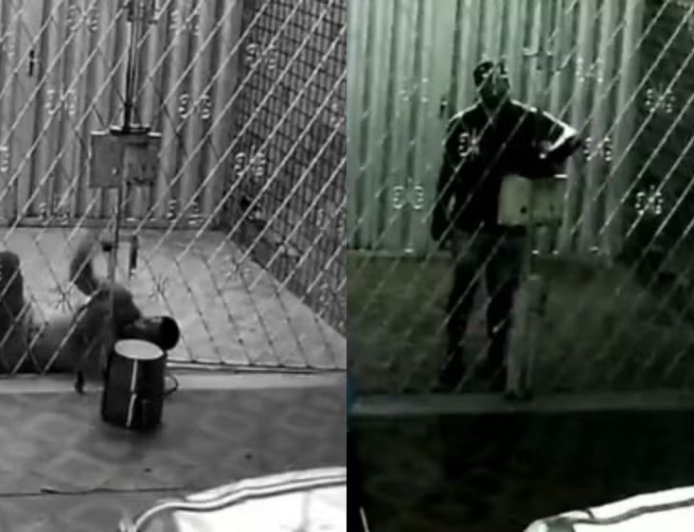 Homem pula muro para furtar residência, mas fica preso em portão e desiste do crime