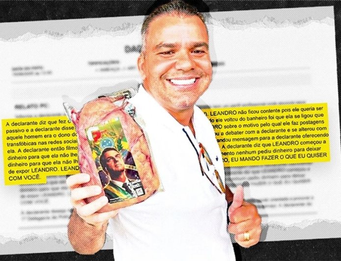 VÍDEO | Travesti acusa dono de frigorífico da "Picanha Bolsonaro" de calote em programa
