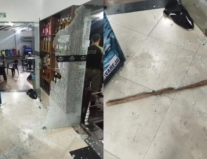 Policial é preso por destruir posto após se revoltar por frentista cobrar R$ 1 para calibrar pneu, diz polícia