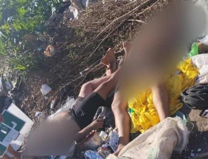 Cena de terror: dois homens são encontrados mortos com as mãos amarradas em lixão