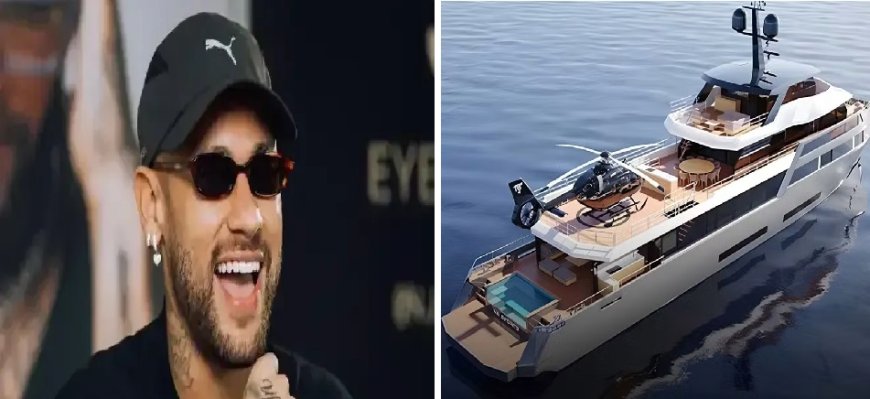 Neymar compra iate de R$ 120 milhões com heliponto e 6 suítes; veja fotos