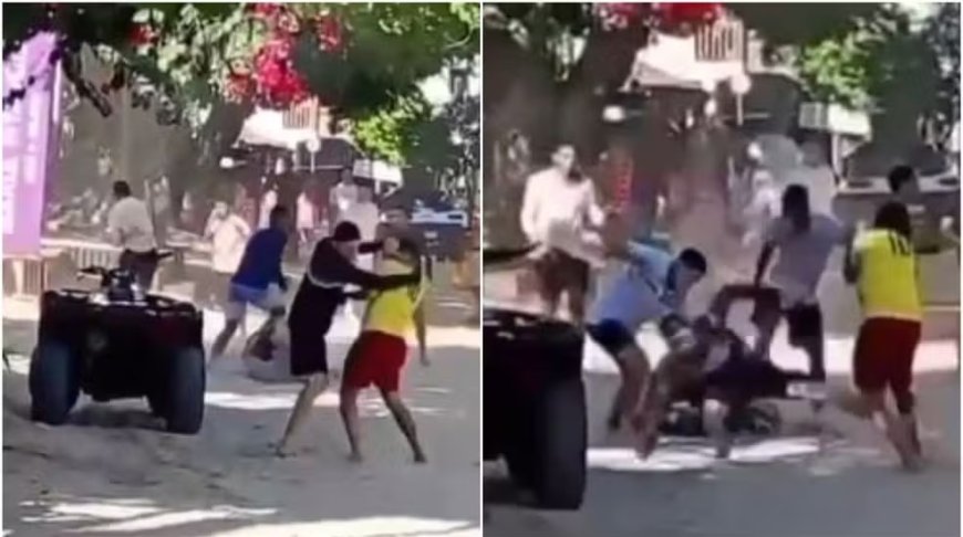 Homens partem para a briga em disputa por ponto de tráfico; vídeo viraliza