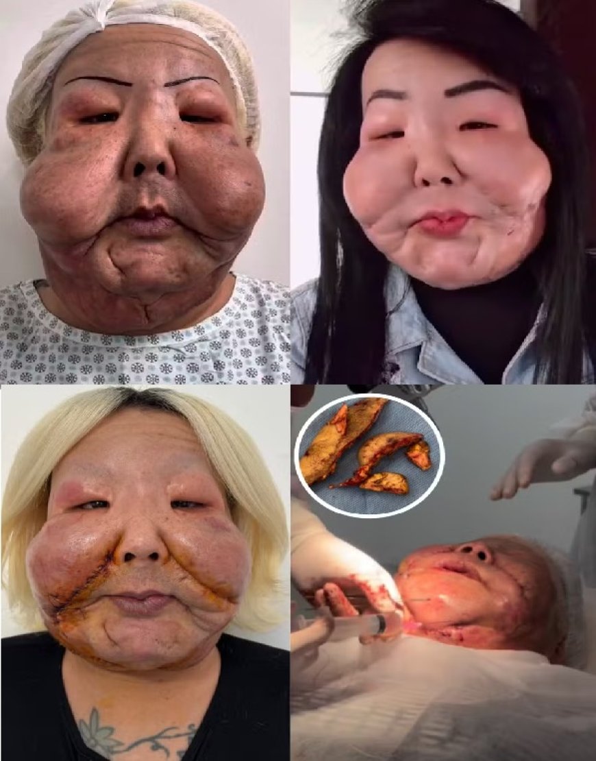 Médico mostra antes e depois de Juju do Pix após seis meses de cirurgia para retirada de óleo mineral; veja