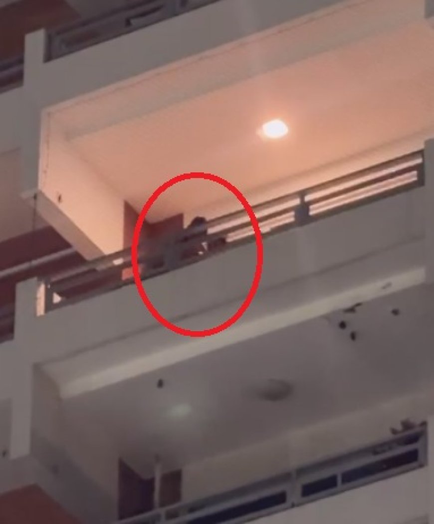 Casal é flagrado em momento íntimo no alto de prédio e vídeo viraliza