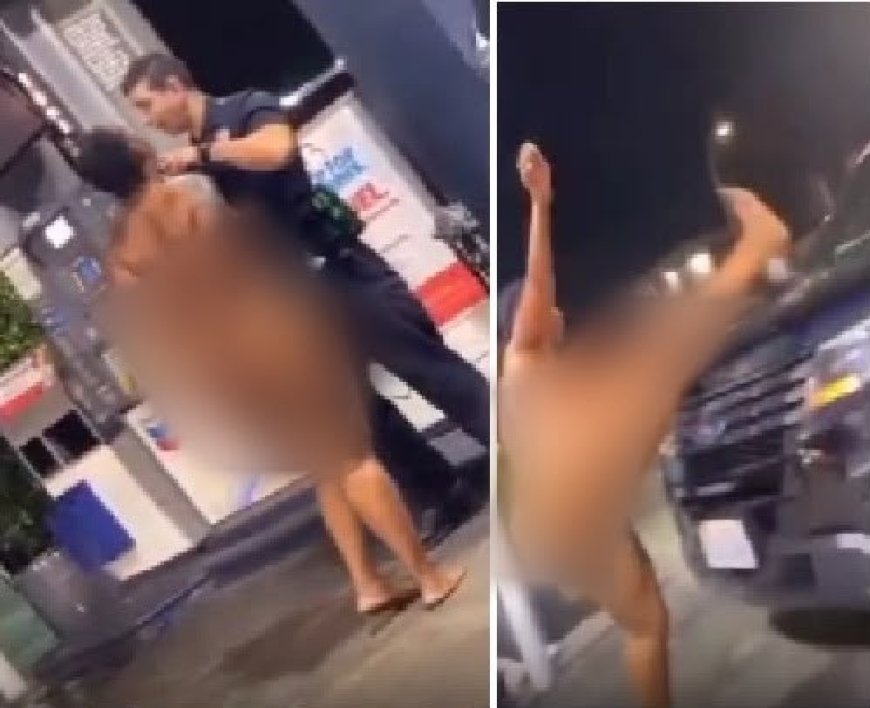 Mulher perde o controle durante abordagem policial e termina presa; veja o vídeo