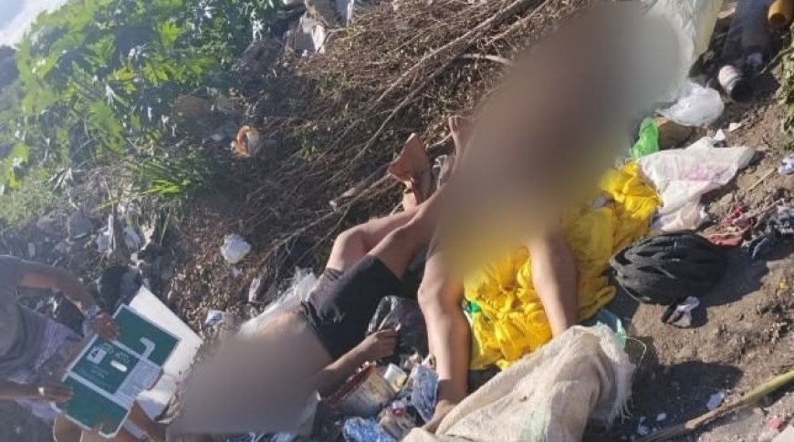 Cena de terror: dois homens são encontrados mortos com as mãos amarradas em lixão