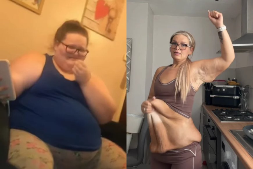 O antes e depois dessa mulher que perdeu 152 kg está emocionando milhares de pessoas