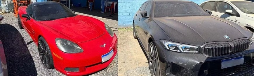leilão de 417 veículos com lances a partir de R$ 1,1 mil; Corvette, BMW e Hilux estão entre os destaques